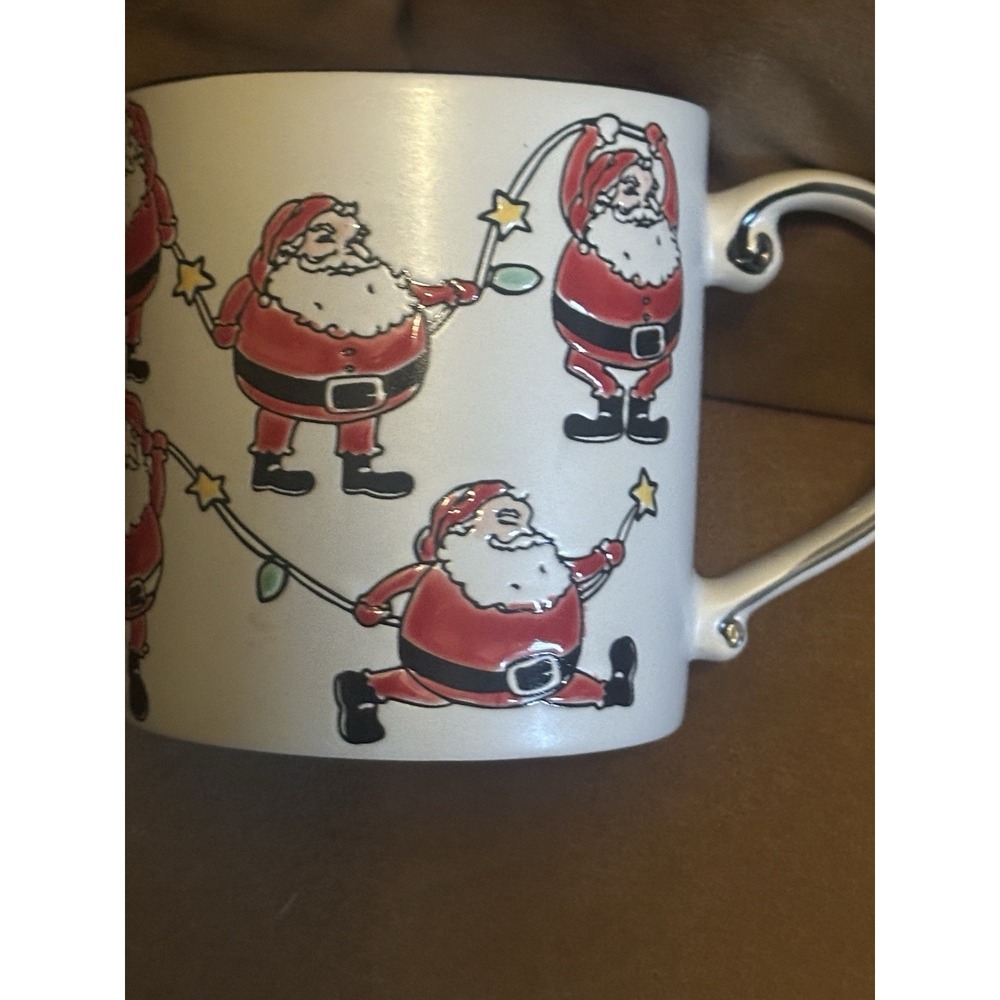 Eli + Ana Christmas Santa Buddy Ceramic Mug